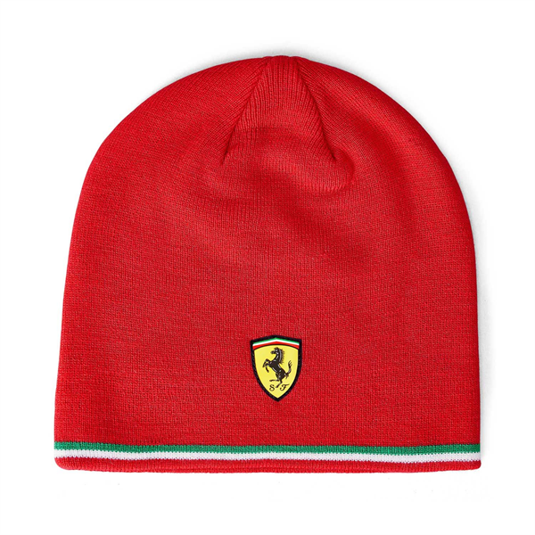 Červená zimná čiapka Scuderia Ferrari