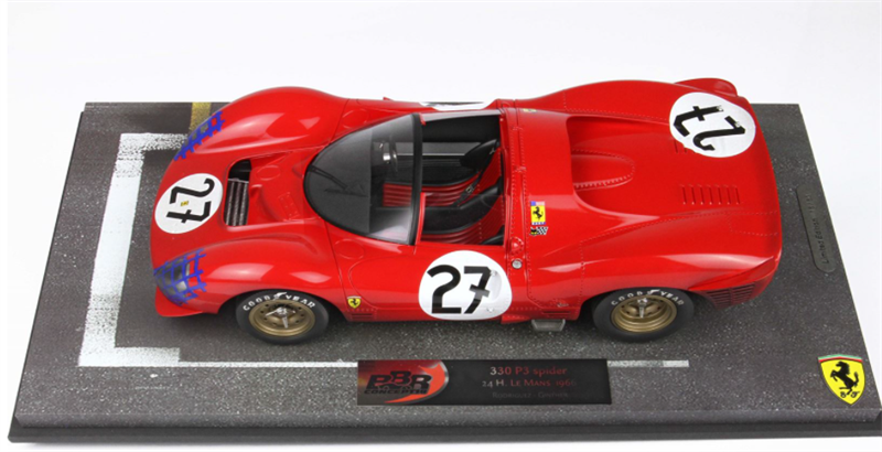 Model Ferrari 330 P3 Spider 24H Le Mans 1966 End Of Race