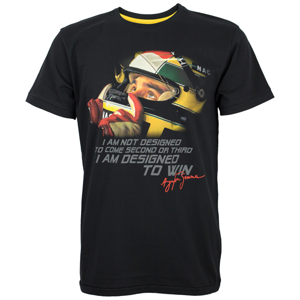 Tričko Ayrton Senna Designed To Win