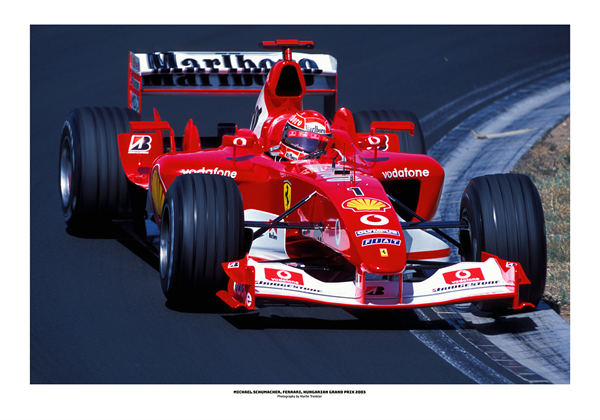 Michael Schumacher, limitovaná edícia, 100x70 cm poster