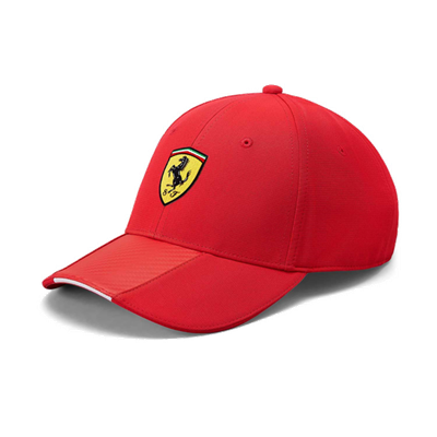 Scuderia Ferrari Mens Carbon baseball cap red