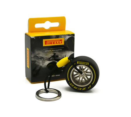 Kľúčenka Pirelli žltý prúžok