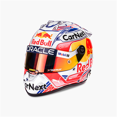 Mini helma  Max Verstappen 2022 1:2 Austin