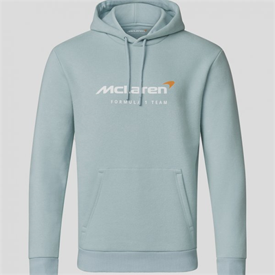 Mikina McLaren Core Essential Hoody Full Team Logo CLOUD BLUE