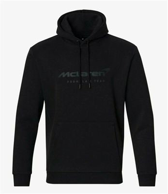 Mikina McLaren Core Essential Hoody Full Team Logo čierna