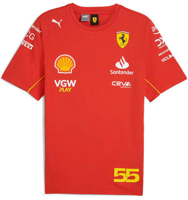 Tímové tričko Scuderia Ferrari Carlos Sainz jr 2024