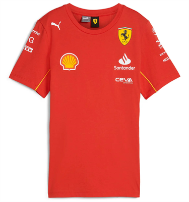 Dámske tímové tričko Scuderia Ferrari 2024