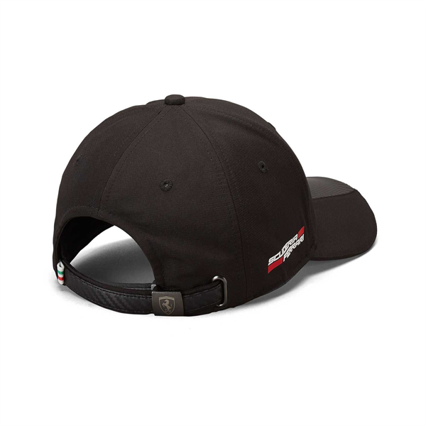 Scuderia Ferrari Mens Carbon baseball cap black