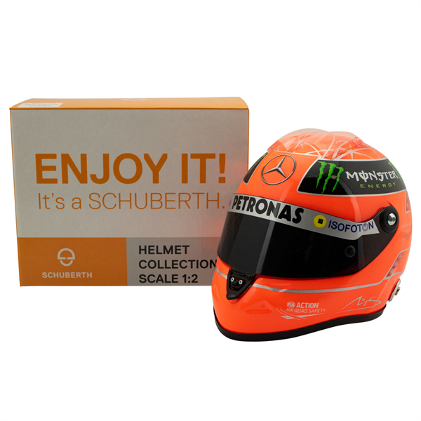 Mini Helma Michael Schumacher posledné preteky. Mierka 1:2