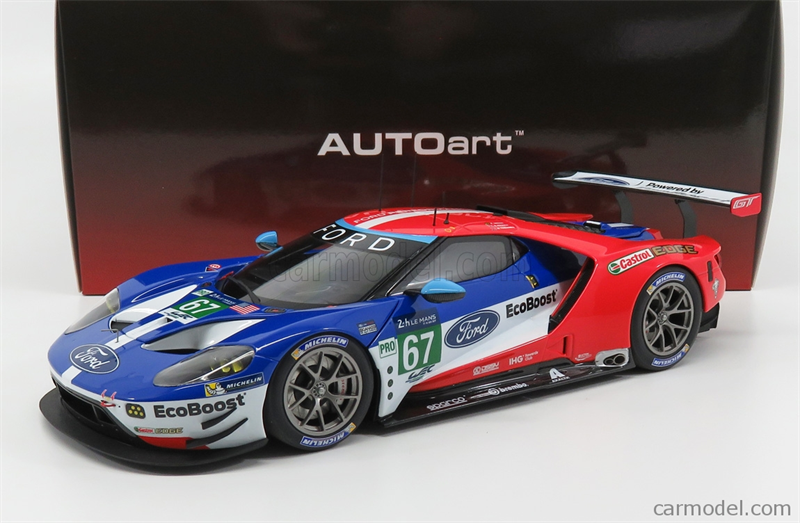 Model AUTOART - FORD USA - GT 3.5L TURBO V6 TEAM FORD 24 Le Mans