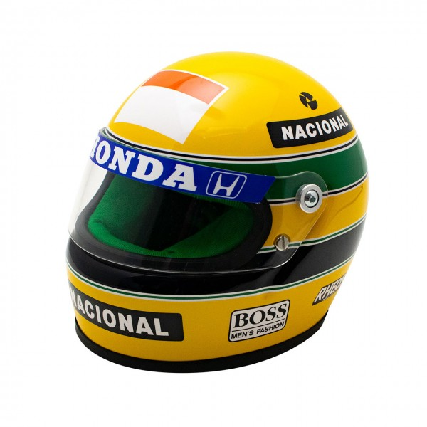 Mini helma Ayrton Senna z roku 1990 Scale 1:2