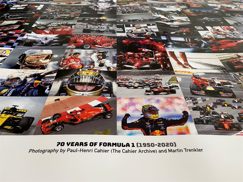 Plagát 70 Years of Formula 1 (1950-2020)