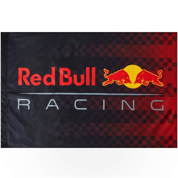 Vlajka tímu Red Bull Racing.