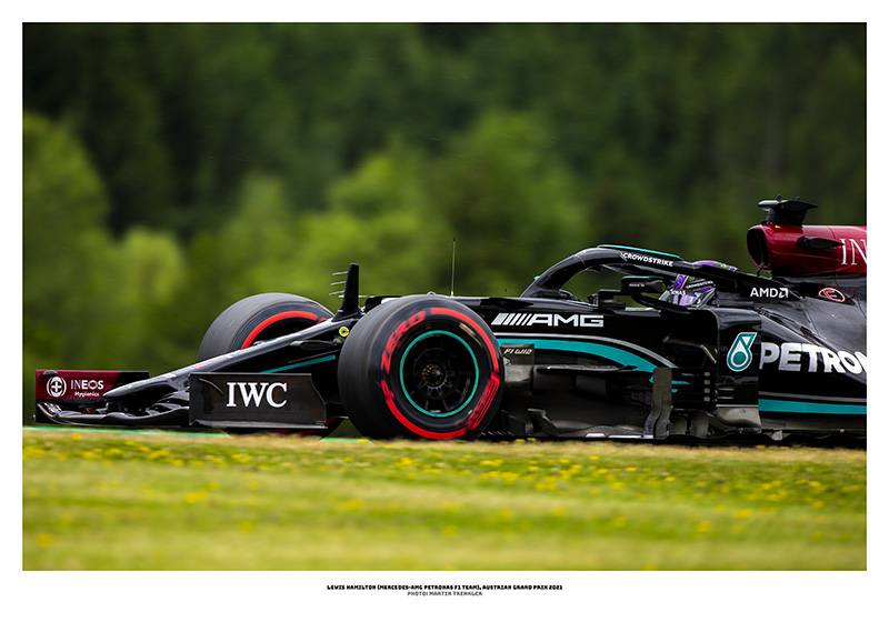 Plagát Lewis Hamilton (Mercedes-AMG Petronas F1 Team), Veľká cena Rakúska 2021