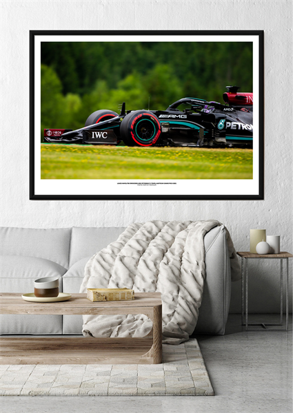 Plagát Lewis Hamilton (Mercedes-AMG Petronas F1 Team), Veľká cena Rakúska 2021