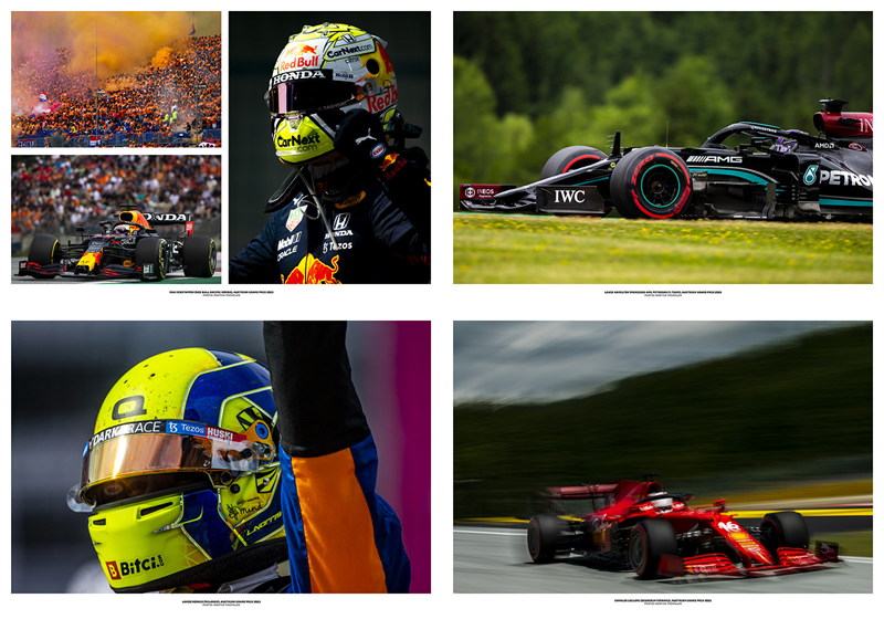 Set plagátov Leclerc, Hamilton, Verstappen, Norris