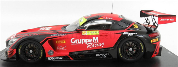 SPARK-MODEL - MERCEDES BENZ - AMG GT3 TEAM MERCEDES AMG GROUP M RACING N 888 2nd FIA GT WORLD CUP MACAU 2018 M.ENGEL