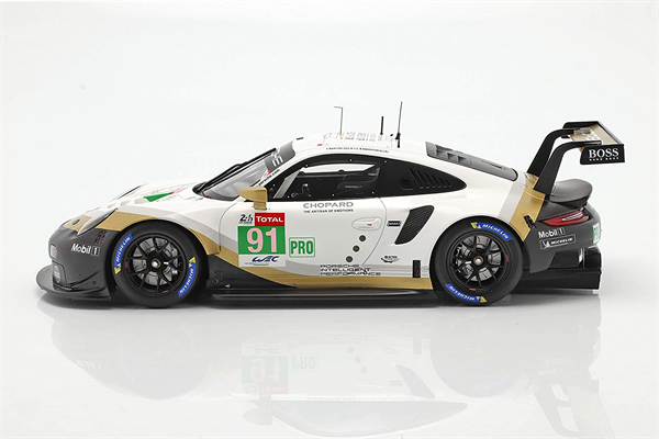 Spark Model Porsche 911 RSR GTE #91 2nd LMGTE Pro 24h Lemans 2019 Porsche GT Team 1:18