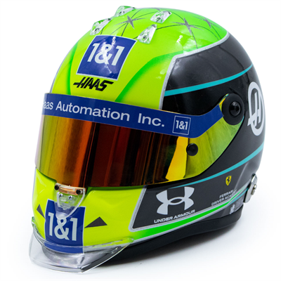 Mini helma Mick Schumacher 2022 1/2