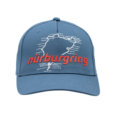 Šiltovka Nürburgring Racetrack blue