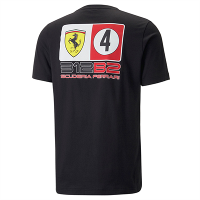 Tričko Ferrari Race Colored Big Shield Tee čierne