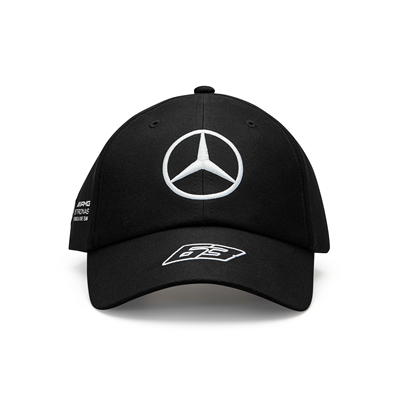 Tímová šiltovka AMG Mercedes George Russell čierna