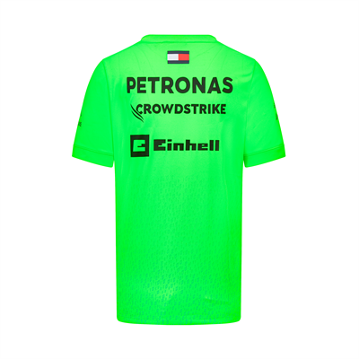 Tímové tričko Mercedes AMG Petronas F1 Team 2022 Volt zelené
