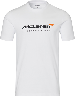 Tričko McLaren Core Essentials Logo biele