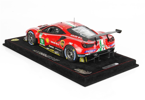 BBR Model Ferrari 488 GTE LM GTE Team AF Corse Le Mans 2021 Car No. 52