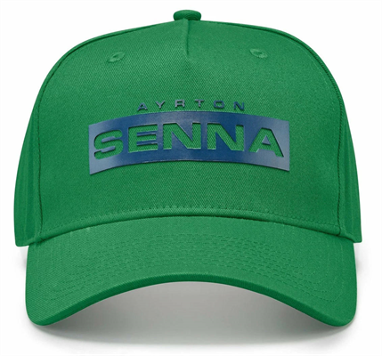 Šiltovka Ayrton Senna logo zelená
