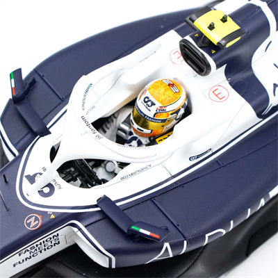 Minichamps model Yuki Tsunoda Scuderia AlphaTauri AT03 Formula 1 Bahrain GP 2022