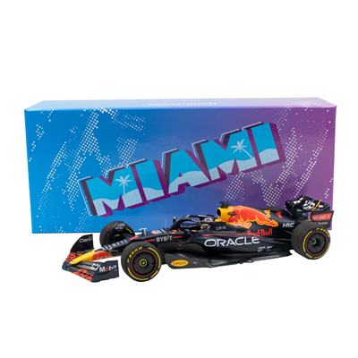 Minichamps  Model Red Bull Max Verstappen  RB18 Miami GP 2022 1/18