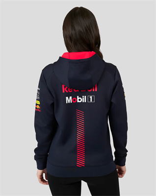Dámska tímová Mikina Red Bull Racing na zips s kapucňou