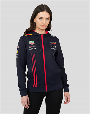 Dámska tímová Mikina Red Bull Racing na zips s kapucňou