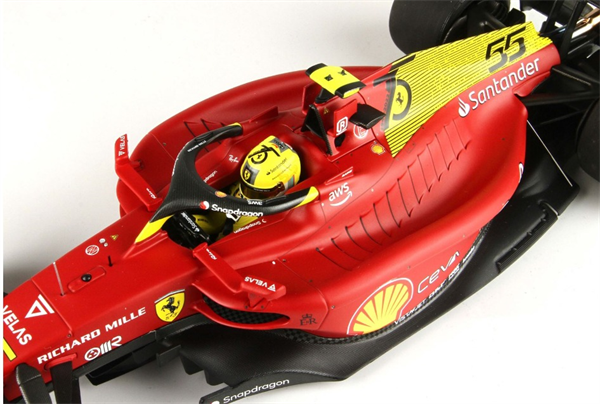 BBR model Ferrari SF-75 Italian GP Monza 2022 C. Sainz