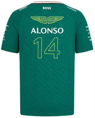 Tímové tričko Aston Martin Fernando Alosno