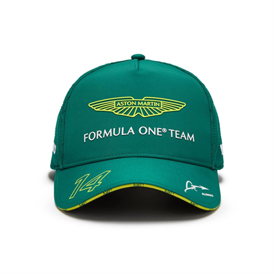 Tímová šiltovka Aston Martin Fernando Alonso Green