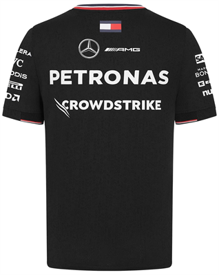 Tímové tričko AMG Mercedes Petronas F1 team čierne