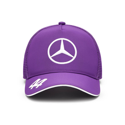 Tímová šiltovka AMG Mercedes Petronas Lewis Hamilton trucker purple